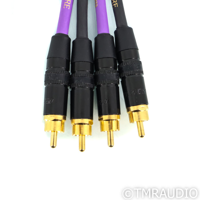 Nordost Purple Flare Leif RCA Cables; 2ft Pair Interconnects