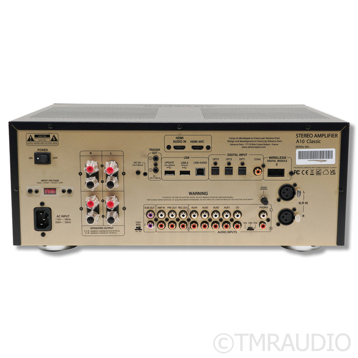 Advance Paris A10 Classic Stereo Hybrid Integrated Amplifier; MM Phono
