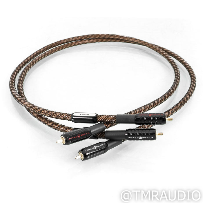WireWorld Eclipse 8 RCA Cables,; 1m Pair Interconnects