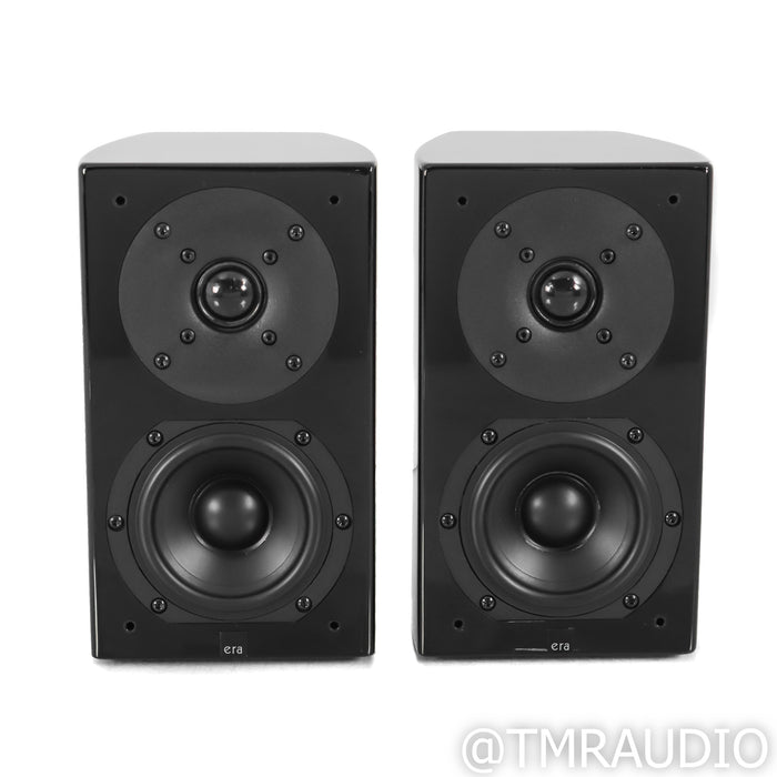ERA Acoustics D4 Bookshelf Speakers; Gloss Black Pair