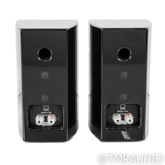 ERA Acoustics D4 Bookshelf Speakers; Gloss Black Pair