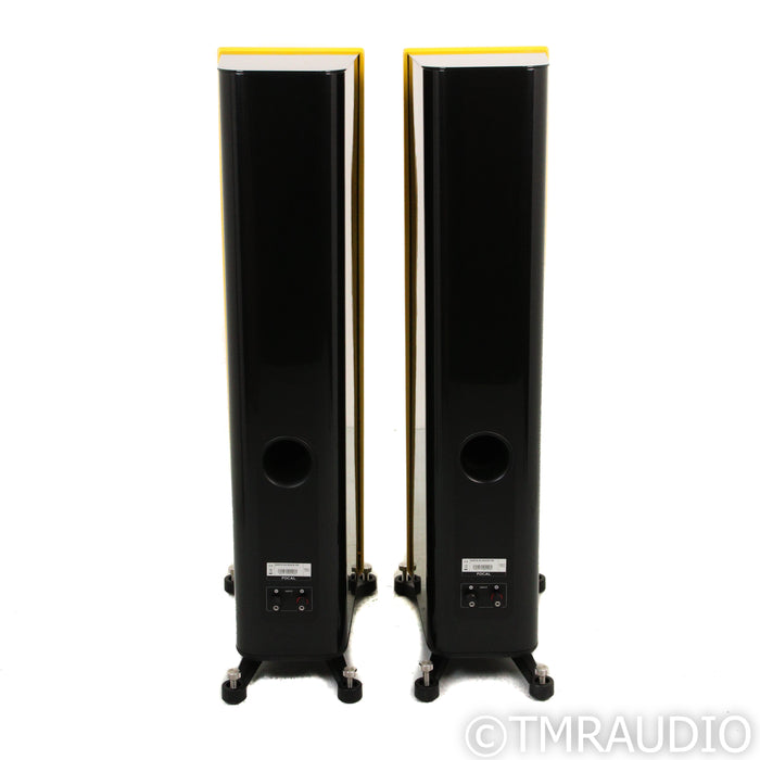 Focal Kanta No. 2 Floorstanding Speakers; Yellow Lacquer Pair