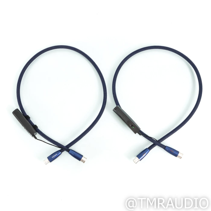 AudioQuest Water XLR Cables; 1m Pair Balanced Interconnects