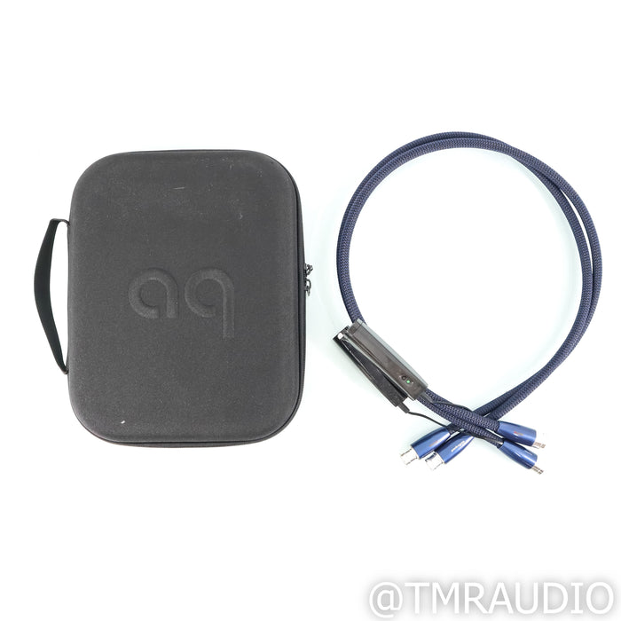 AudioQuest Water XLR Cables; 1m Pair Balanced Interconnects