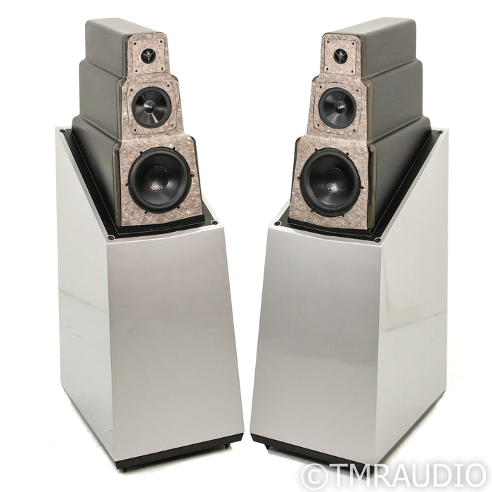 Vandersteen Model 5A Carbon Floorstanding Speakers; Arctic Silver Pair