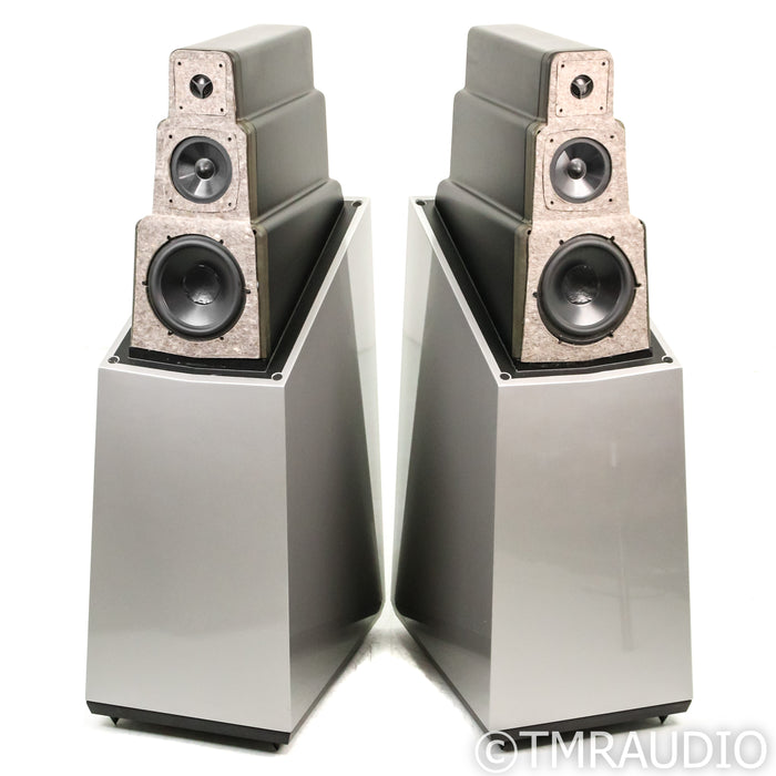 Vandersteen Model 5A Carbon Floorstanding Speakers; Arctic Silver Pair