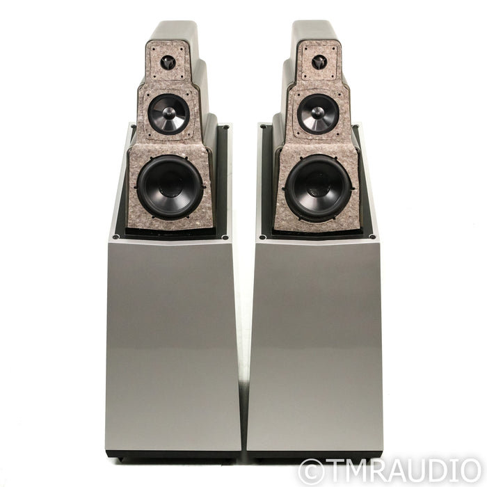 Vandersteen Model 5A Carbon Floorstanding Speakers; Arctic Silver Pair