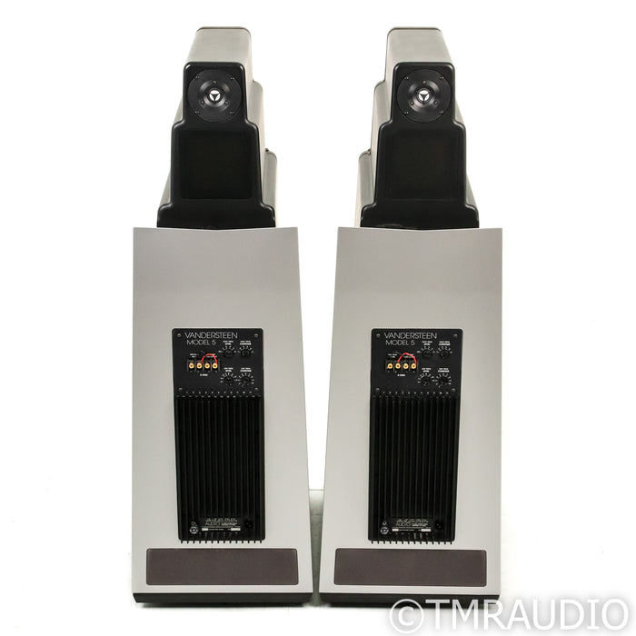 Vandersteen Model 5A Carbon Floorstanding Speakers; Arctic Silver Pair