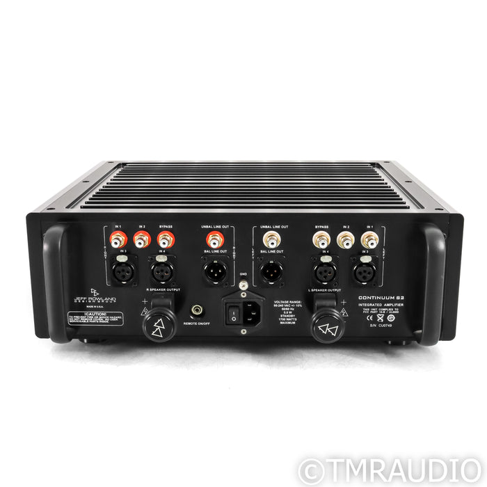 Jeff Rowland Design Continuum S2 Stereo Integrated Amplifier; MM & MC Phono