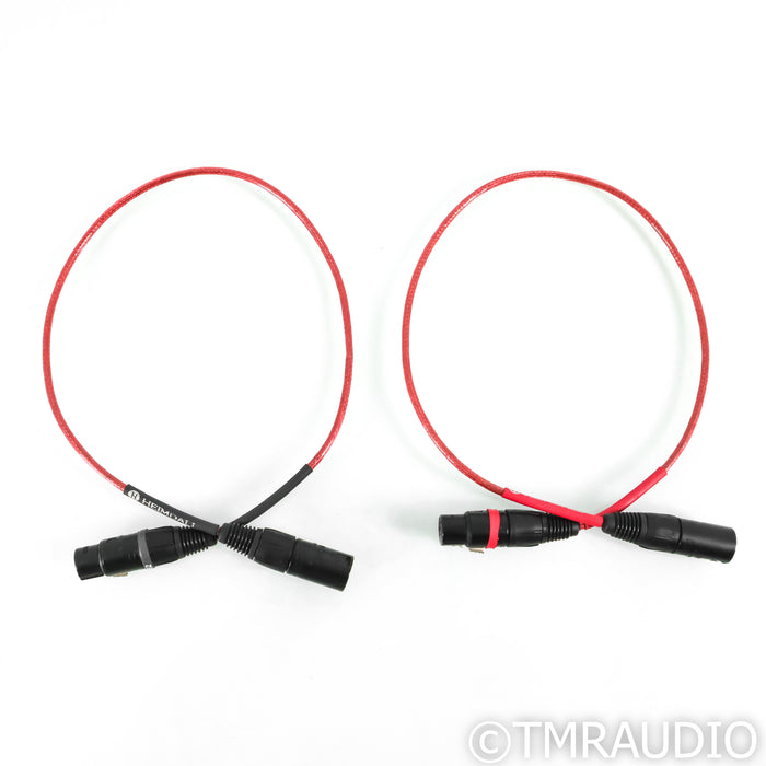 Nordost Heimdall XLR Cables; 0.6m Pair Balanced Interconnects