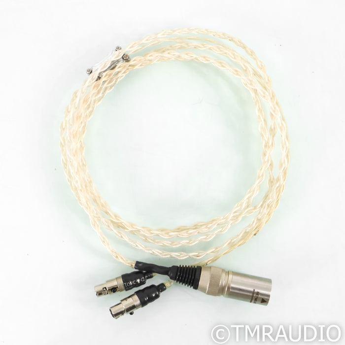 Toxic Cables Silver Widow Headphone Cable; 2.3m Dual 4pin Mini XLR to 4pin XLR