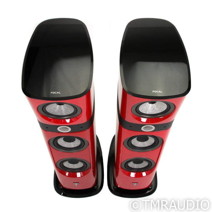 Focal Sopra No. 2 Floorstanding Speakers; Imperial Red Pair