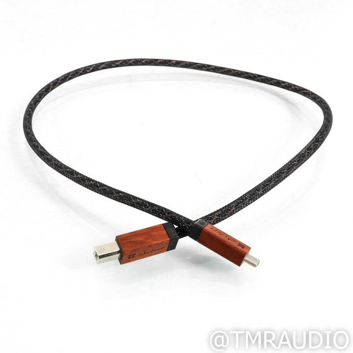 Kimber Kable Select Series KS CU USB Cable; 0.75m Digital Cable; USB-C to USB-B