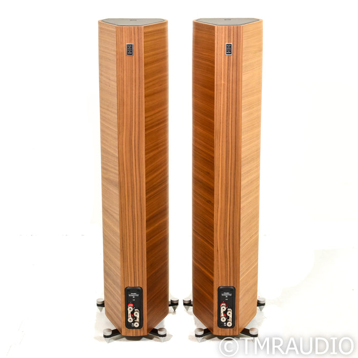 Sonus Faber Sonetto III Floorstanding Speakers; Walnut Pair