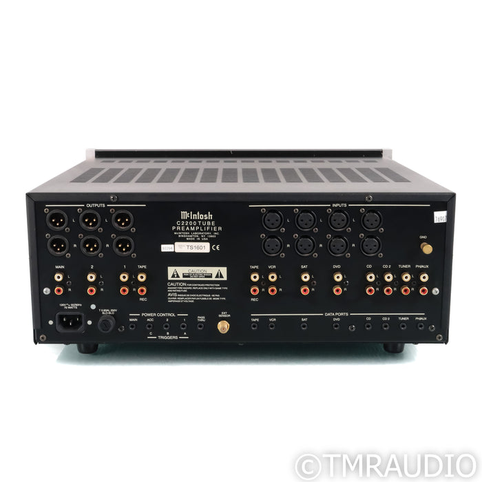 McIntosh C2200 Stereo Tube Preamplifier; MM Phono