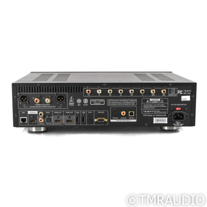 Oppo BDP-105D Universal Blu-ray Player; CD & SACD