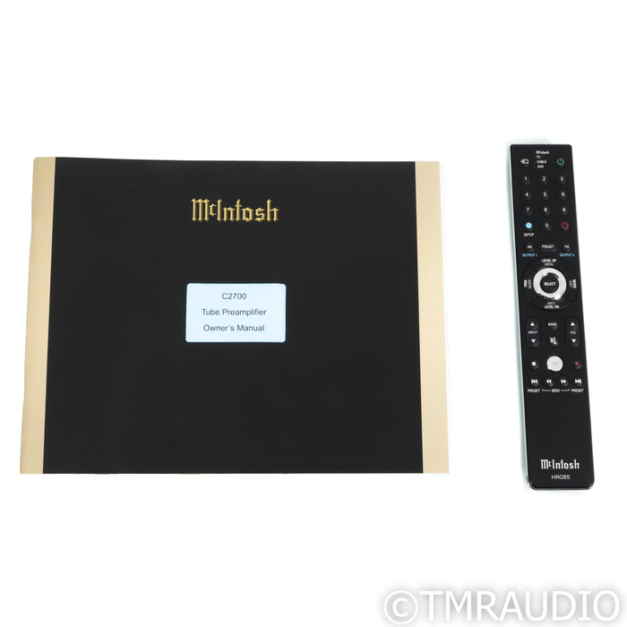 McIntosh C2700 Stereo Tube Preamplifier; MM & MC Phono