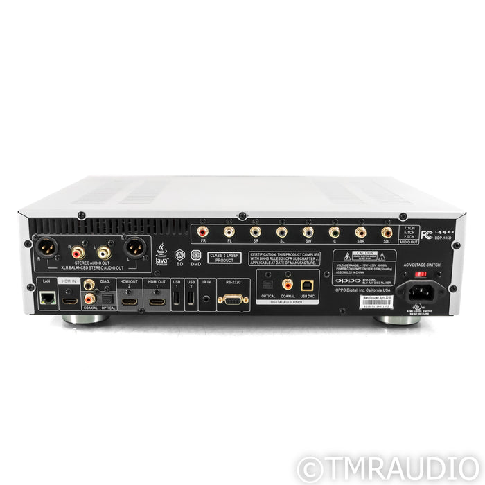 Oppo BDP-105D Universal Blu-ray Player; CD & SACD