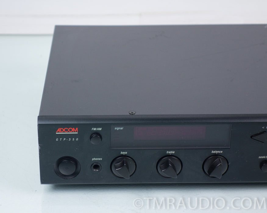 ADCOM GTP-350 Preamp / Preamplifier with Digital AM/FM Tuner