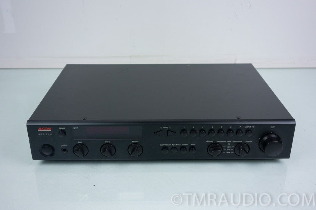 ADCOM GTP-350 Preamp / Preamplifier with Digital AM/FM Tuner
