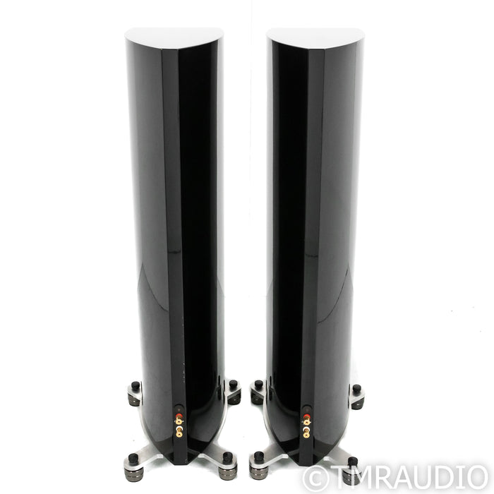 Gauder Akustik Cassiano MkII Floorstanding Speakers; Black Pair w/ Upgrades