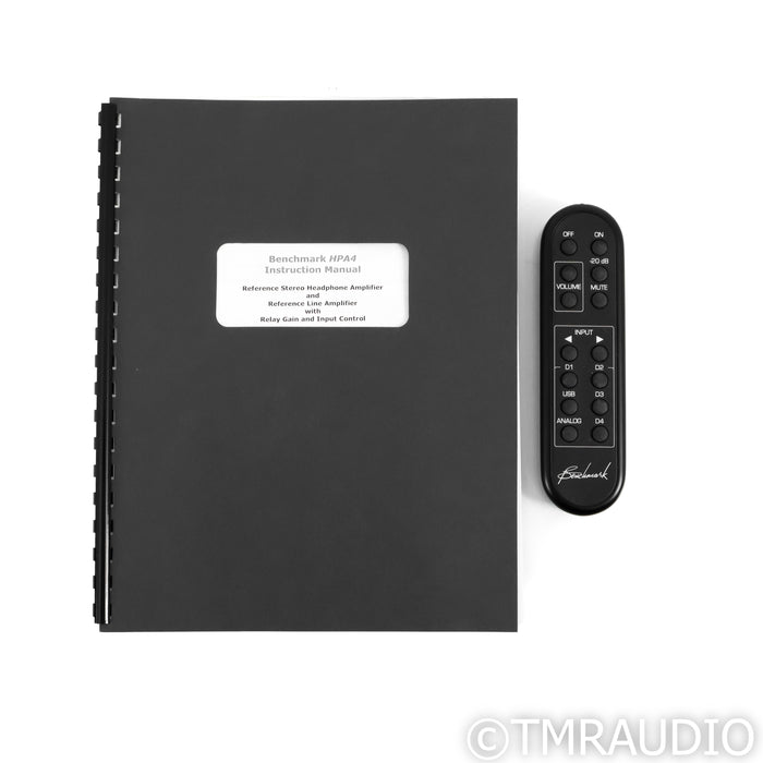 Benchmark Media HPA4 Headphone Amplifier & Preamplifier; w/ Remote