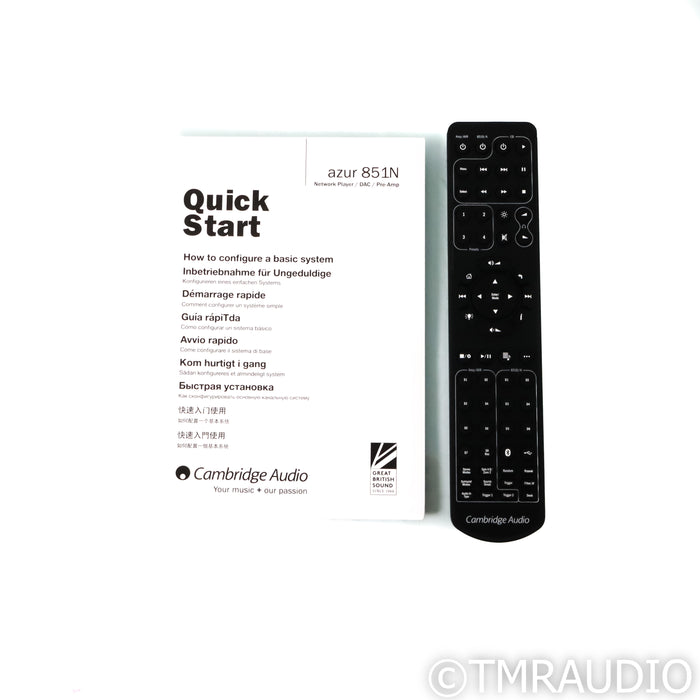 Cambridge Audio Azur 851N Wireless Music Streamer & Preamplifier; DAC