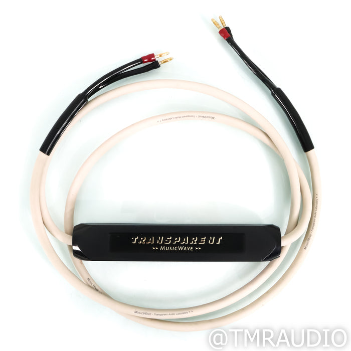 Transparent Audio MusicWave Speaker Cable; 8ft single cable
