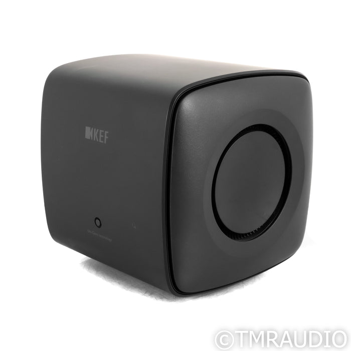 KEF KC62 Dual 6.5" Powered Subwoofer; Titanium Grey