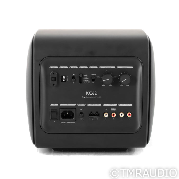 KEF KC62 Dual 6.5" Powered Subwoofer; Titanium Grey