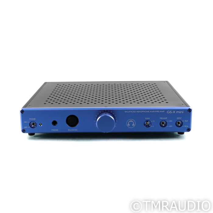 HeadAmp GS-X Mini Headphone Amplifier; Satin Blue w/ DACT Stepped Attenuator