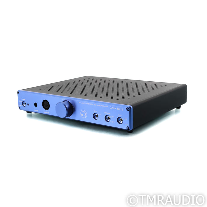 HeadAmp GS-X Mini Headphone Amplifier; Satin Blue w/ DACT Stepped Attenuator