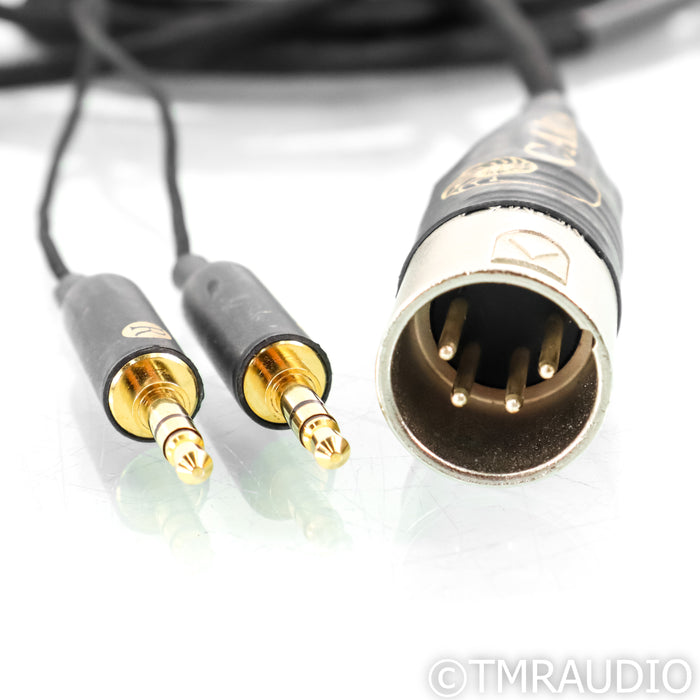Cardas Audio Clear Light Balanced Headphone Cable; 10ft 4-Pin XLR to Dual  3.5mm