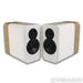 Q Acoustics Concept 300 Bookshelf Speakers; White & Light Oak Pair