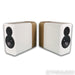Q Acoustics Concept 300 Bookshelf Speakers; White & Light Oak Pair