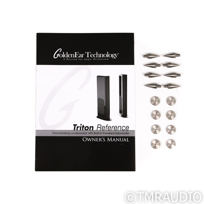 GoldenEar Triton Reference Floorstanding Speakers; Black Pair