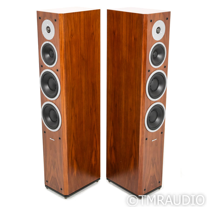 Dynaudio Focus 340 Floorstanding Speakers; Walnut Pair (No Grills)
