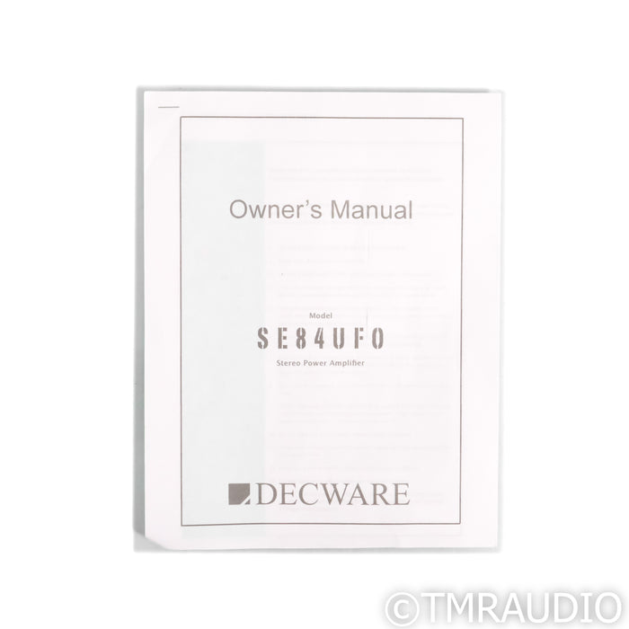 Decware Audio Zen Triode SE84UFO Stereo Tube Power Amplifier
