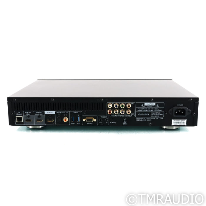 Oppo UDP-203 Universal Blu-ray Player; CD & SACD