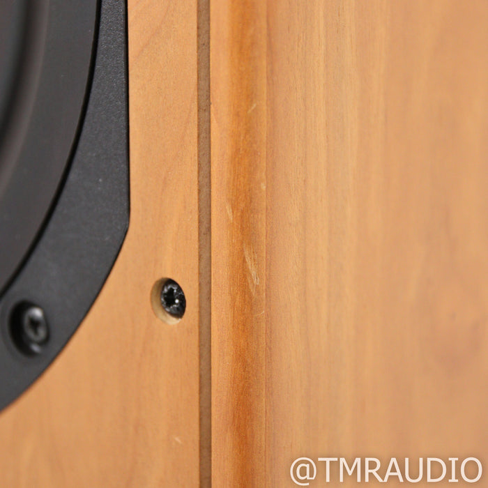 Harbeth Compact 7ES-3 Bookshelf Speakers; Cherry Pair w/ Stands