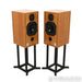 Harbeth Compact 7ES-3 Bookshelf Speakers; Cherry Pair w/ Stands