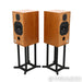 Harbeth Compact 7ES-3 Bookshelf Speakers; Cherry Pair w/ Stands