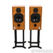 Harbeth Compact 7ES-3 Bookshelf Speakers; Cherry Pair w/ Stands