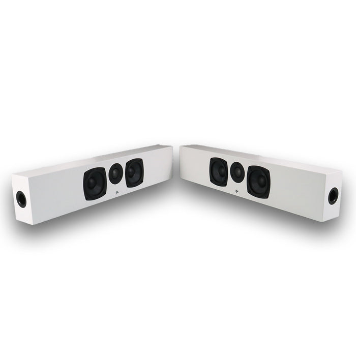 Totem Acoustic Kin Solo On-Wall Speakers; Satin White Pair