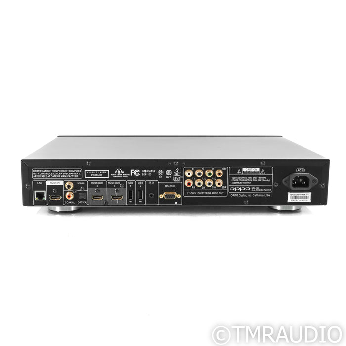 Oppo BDP-103 Universal Blu-ray Player; CD & SACD
