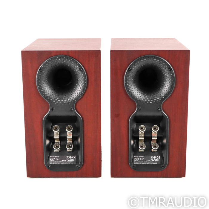 Bowers & Wilkins 707 S2 Bookshelf Speakers; Rosenut Pair