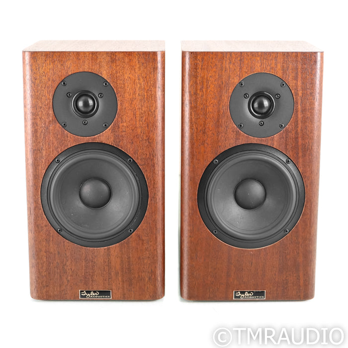 Tyler Acoustics Timekeeper T1  Bookshelf Speakers; Mahogany Pair