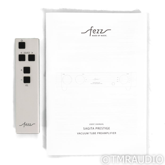 Fezz Sagita Prestige Premium Balanced Tube Preamplifier; Black Ice (Open Box)