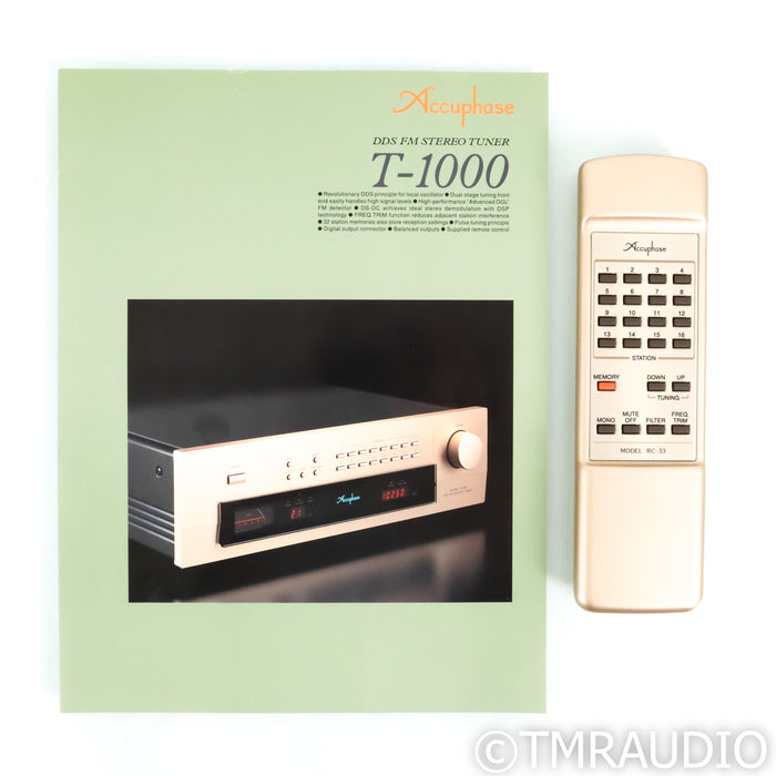Accuphase T-1000 DDS FM Stereo Tuner
