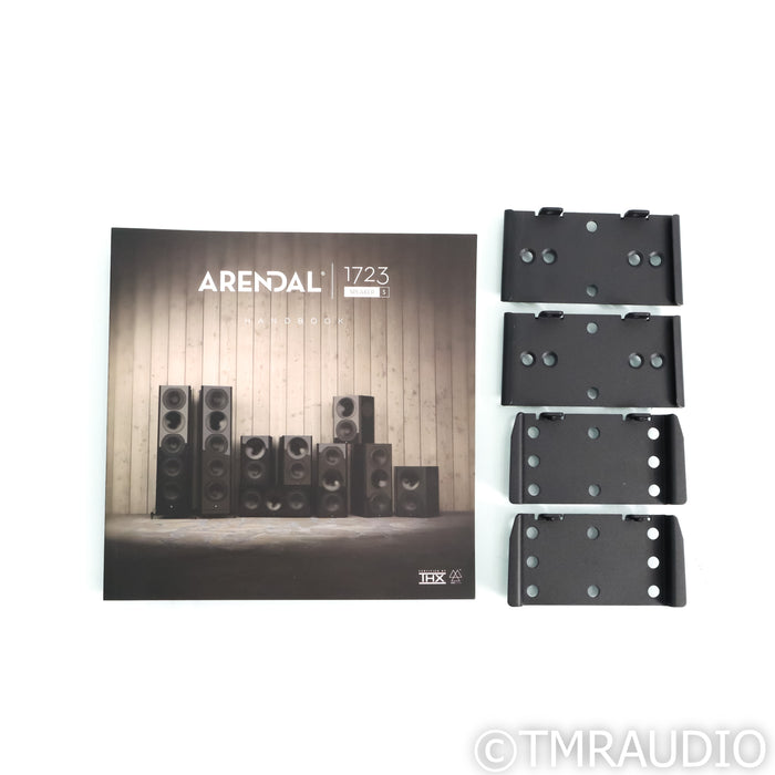 Arendal 1723 Bookshelf S THX Bookshelf Speakers; Gloss Black Pair